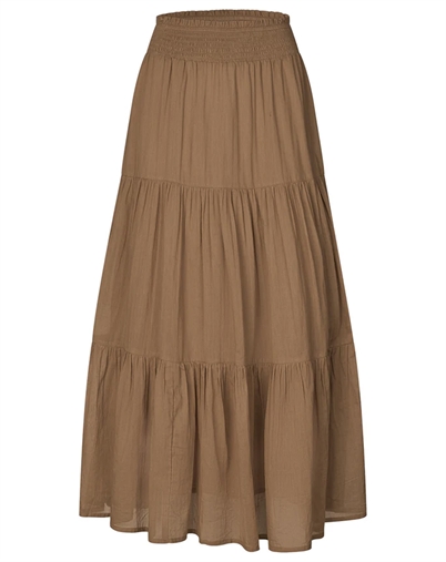 Lollys Laundry - DiamondLL Maxi Nederdel - Camel